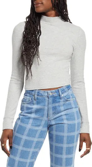 BP. Easy Rib Mock Neck Top | Nordstrom | Nordstrom