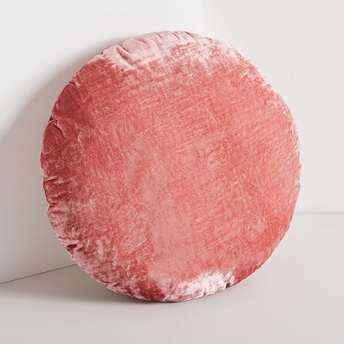 Round Lush Velvet Pillows | West Elm (US)