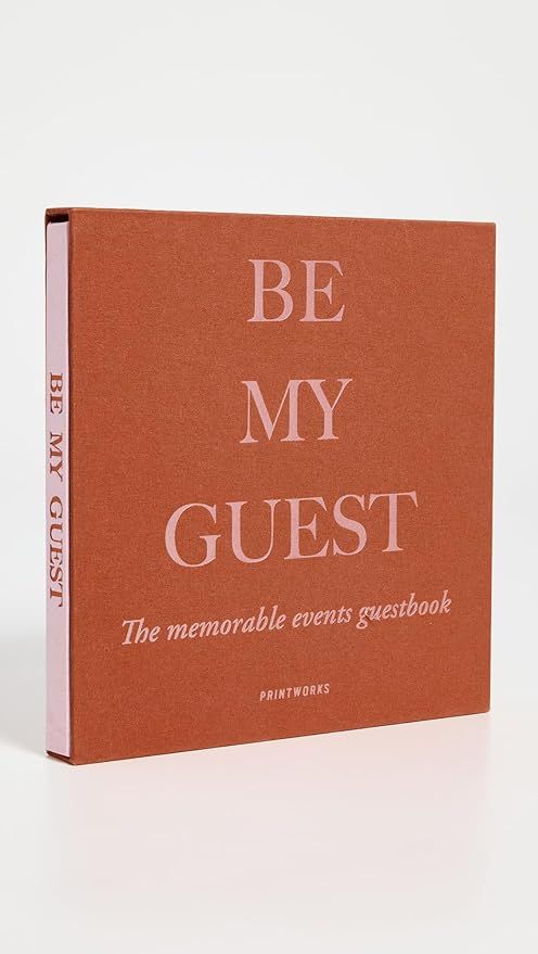 PrintWorks Women's Guest Book, Rust/Pink, One Size | Amazon (US)