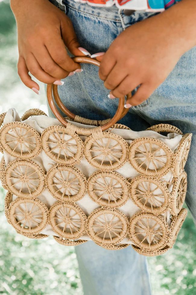 Private Beach Brown Boho Multi Circle Purse | Pink Lily