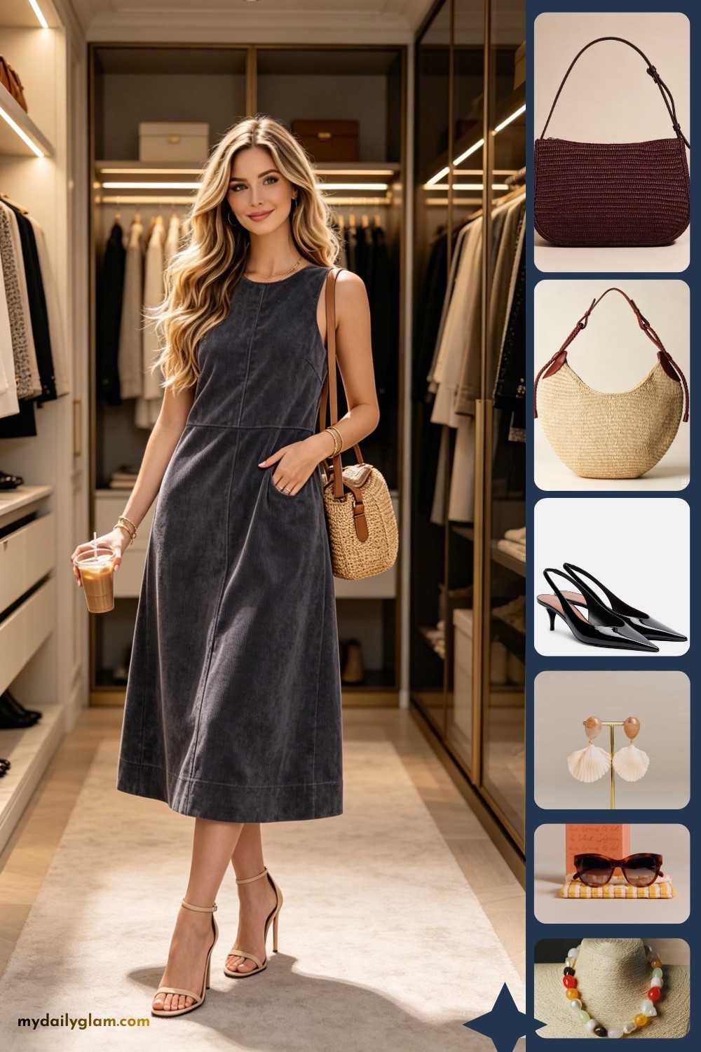 Styled with warm neutrals and natural textures for that minimalist chic vibe
This dark corduroy midi dress is understated, timeless, and endlessly wearable.
Effortlessly polished for every quiet luxury moment.

Dark Corduroy Midi Dress, Minimalist Chic Style, Neutral Everyday Outfit
#MinimalistChic #CorduroyDress #NeutralStyle