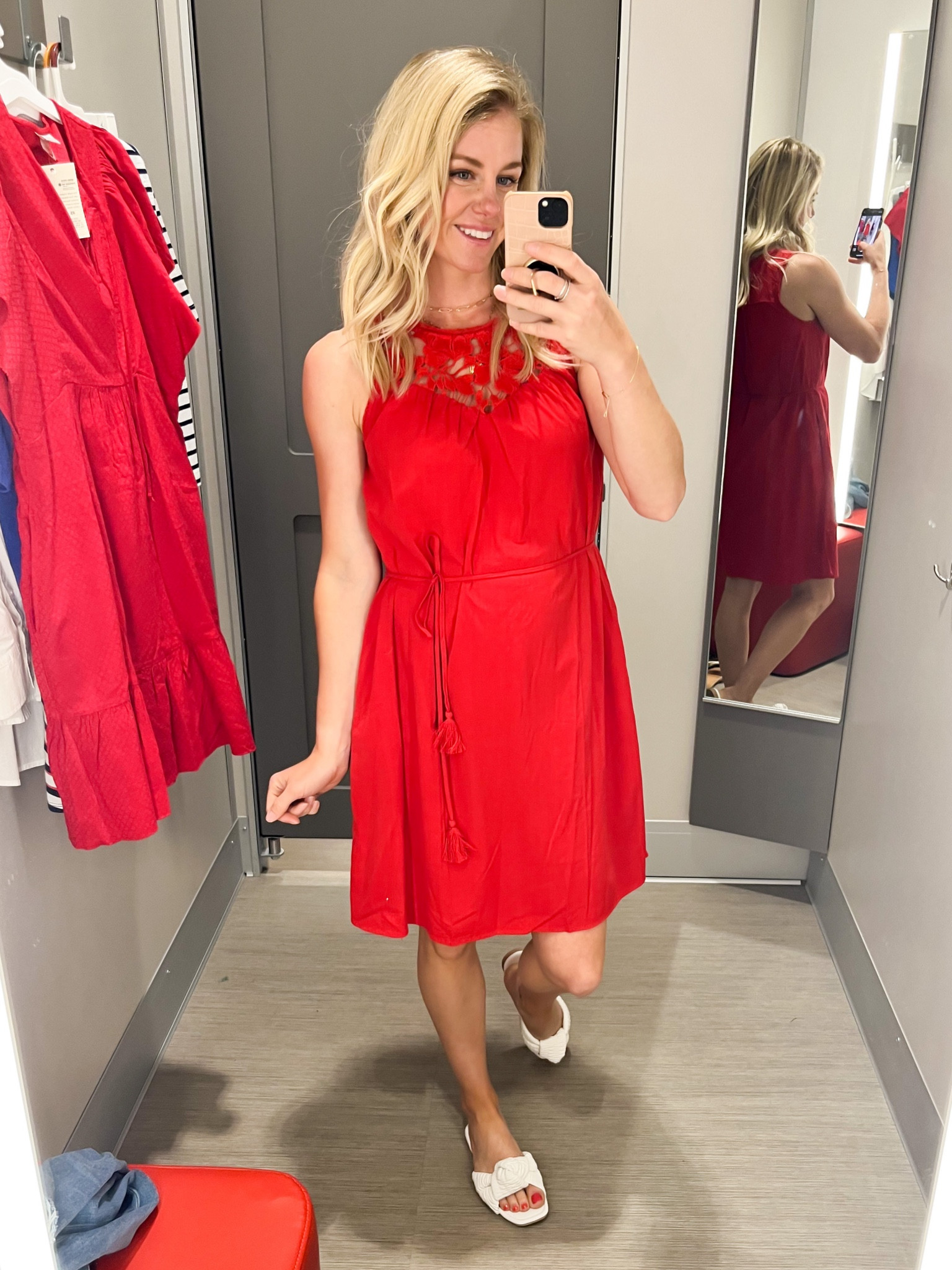 This dress has the prettiest neckline and is on sale for $22. Available in 4 colors. Size XS

#LTKunder50 #LTKworkwear #LTKsalealert