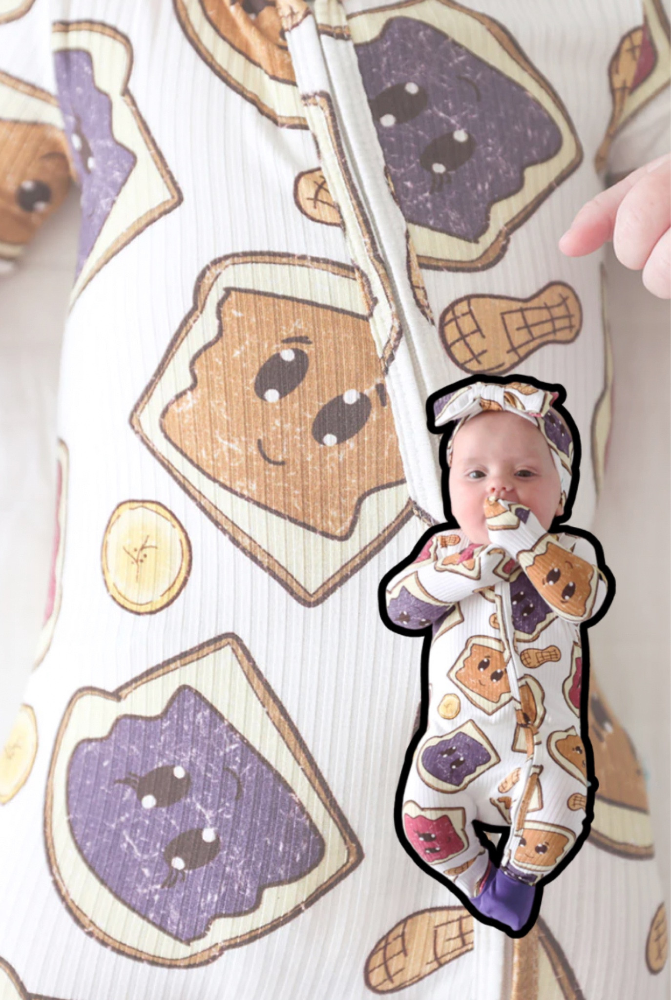 Peanut Butter and JAMmies! 🥜 🍇 
Sleeper
Bamboo
Cute
Baby
Registry
Gift
Adorable
Comfy
Sweet
Purple
Brown


#LTKbump #LTKkids #LTKbaby
