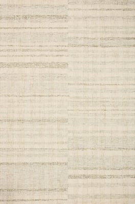 Chris CHR-02 Natural/Sage Wool Hand-Tufted Plaid Area Rug | Rugs Direct