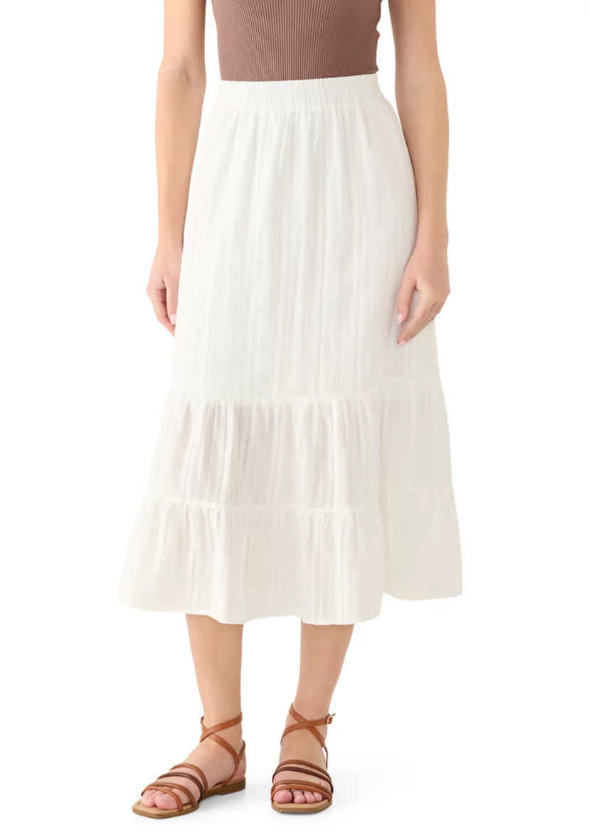 Women's Tiered Midi Skirt | Belk