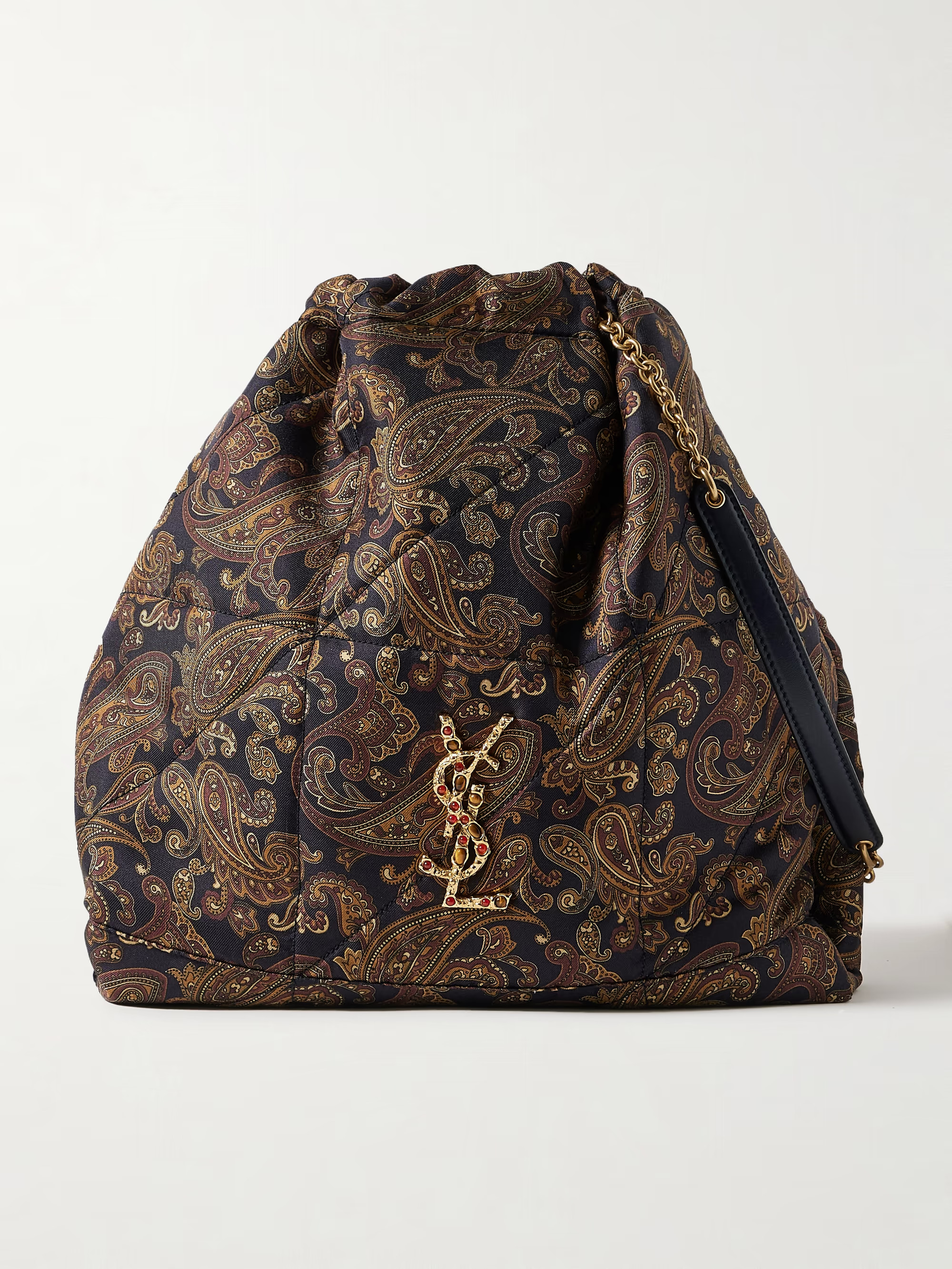 Jamie quilted paisley-print twill shoulder bag | NET-A-PORTER (UK & EU)