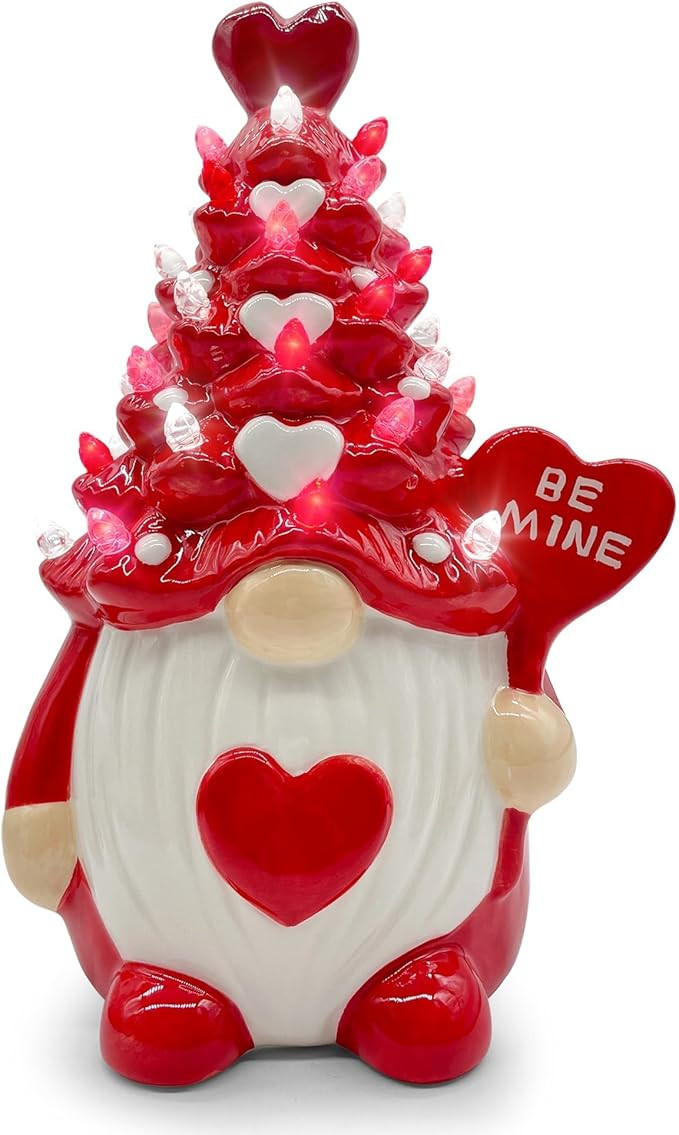 Hexagram Valentines Day Decorations, Valentines Decor, Valentine's Day Decorations Gnomes Ceramic... | Amazon (US)