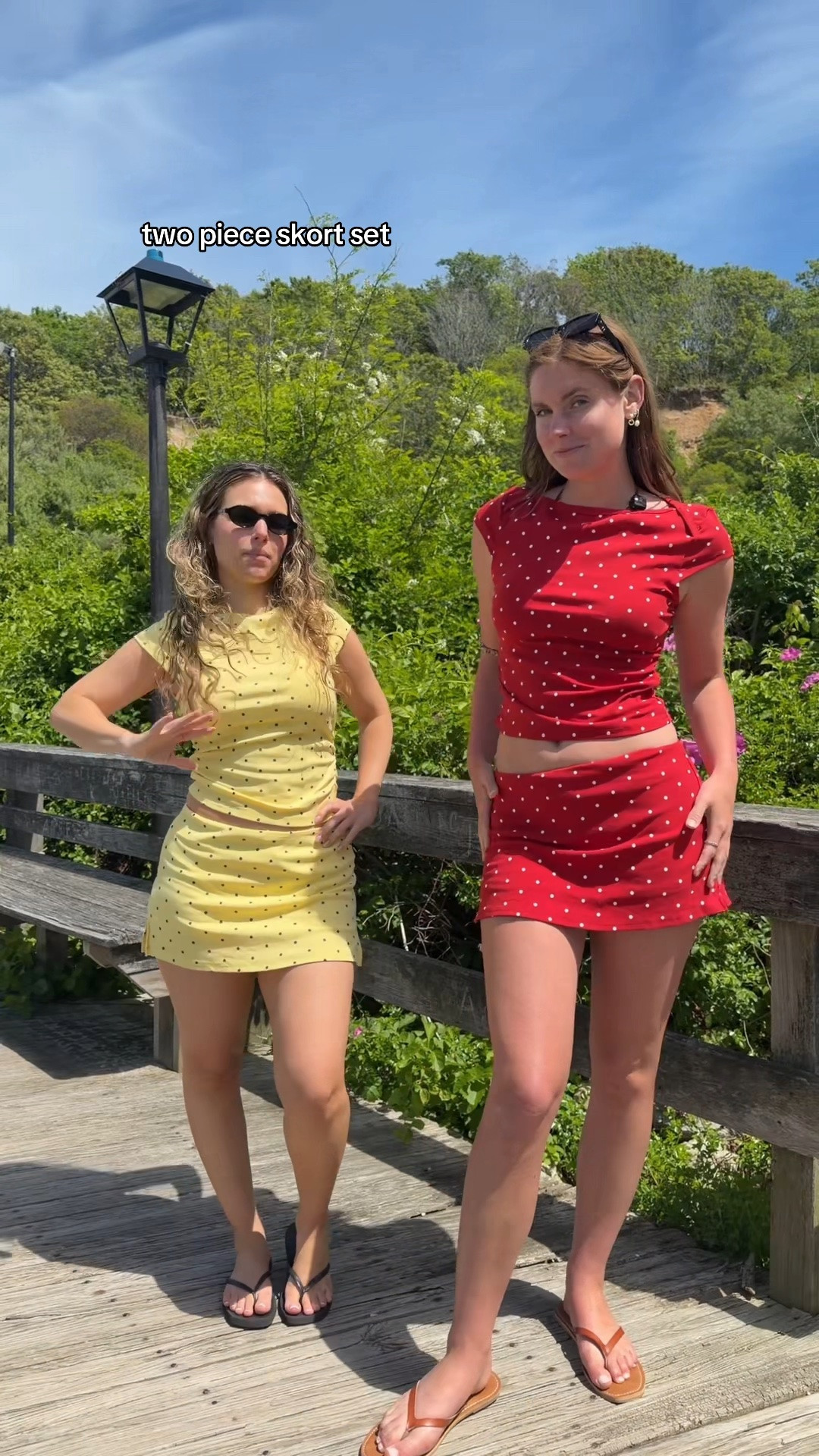 Which two piece skort set would you wear all summer, girls? 💛❤️

These Cider polka dot skort sets are honestly such an easy cute outfit. They look super feminine and put together, but the built-in shorts underneath make them way more comfortable for actually walking around all day.

As a tall girl, mini skirts can be stressful because I’m constantly checking if everything is still covered when I sit down or bend over. The skort style makes SUCH a difference and still gives that cute girly look without worrying the whole time.

The polka dots are adorable, the fabric looks soft and stretchy, and these are perfect for women’s summer outfits, vacations, brunch, beach towns, concerts, and casual date nights ✨

Comment SHOP and I’ll send the link 🤍

https://urlgeni.us/amazon/y57zIL

Follow @kristinanicoletall for tall girl fashion finds, women’s outfit inspo, long legs styling ideas, feminine summer outfits, and cute clothes that actually fit taller girls ☀️

twopieceset skortset womensfashion tallgirlstyle polkadotset summeroutfits girlsfashion matchingset ciderstyle vacationoutfit casualchic femininefashion longlegs styleinspo cuteoutfits women girls @CIDER