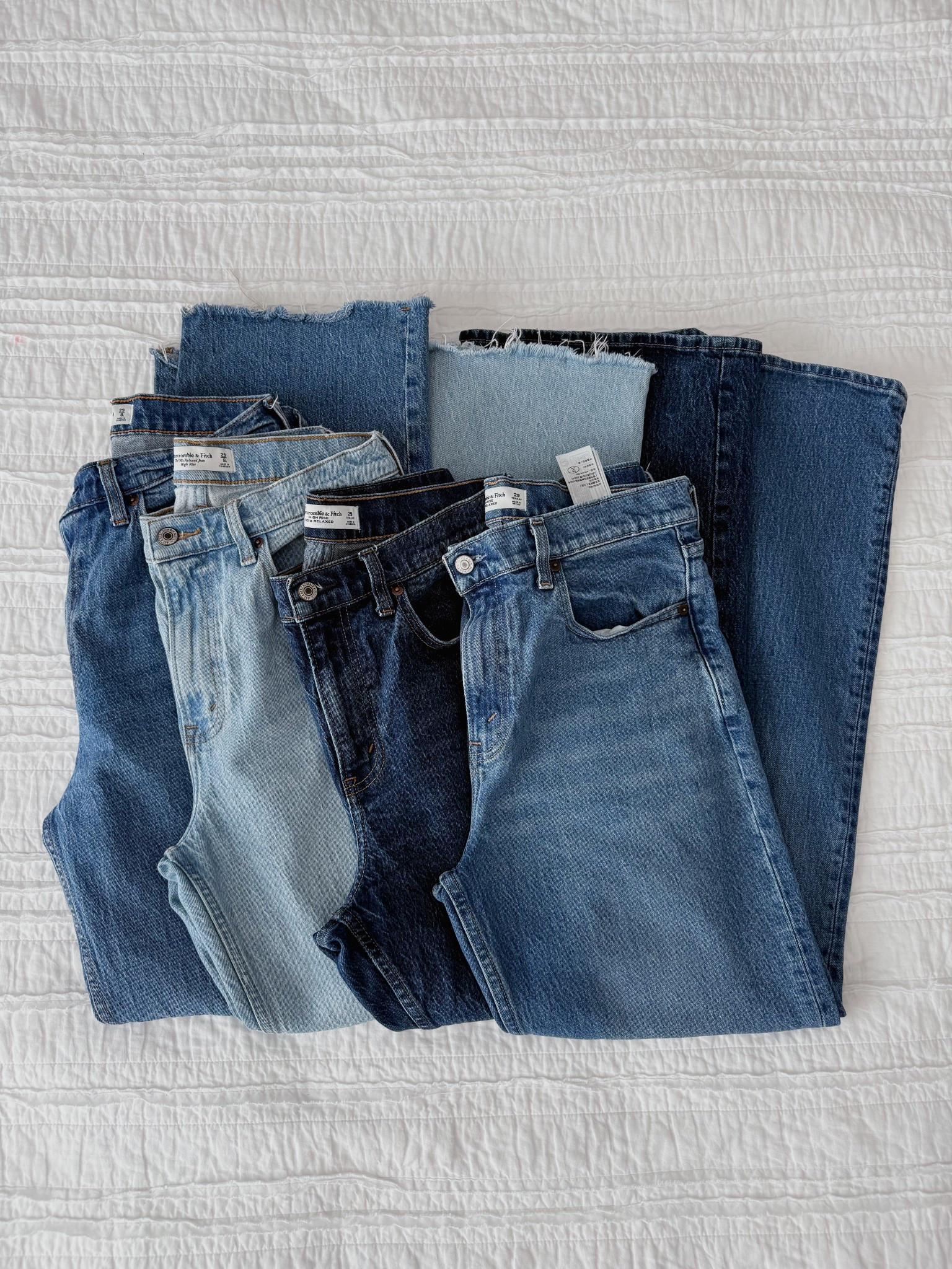Favorite denim! 

Favorite jeans 
High rise jeans 
Mid rise jeans 
Relaxed jeans 
Abercrombie 

#LTKootd #LTKSaleAlert #LTKSpringSale