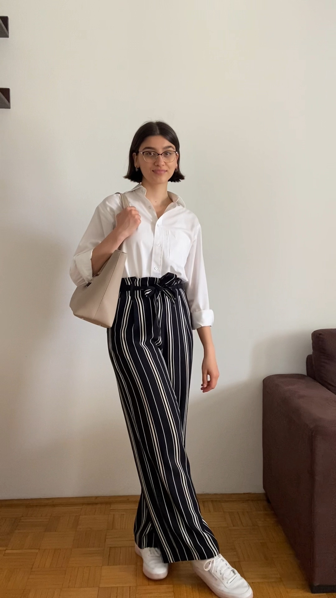 Easy breezy summer look earring my favorite white linen shirt and comfortable navy trousers. These trousers are sold HM, but I tried to find a similar style


#LTKSeasonal #LTKfit #LTKeurope