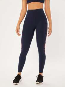 GLOWMODE Powersculpt™ Side Stripe Logo Leggings
   SKU: st2203108221780702      
          (19 ... | SHEIN