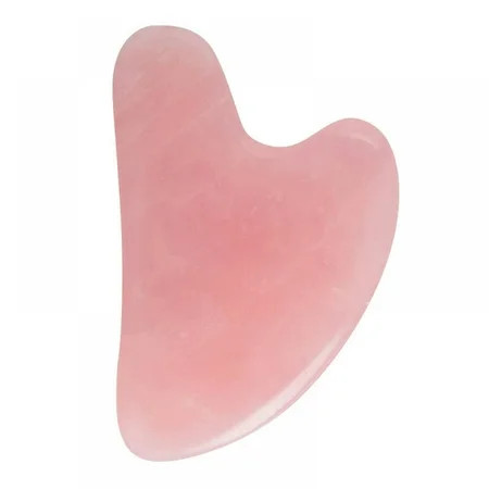 Popvcly Authentic Gua Sha Facial Tool Rose Quartz Gua Sha Massage Tool Relaxing for Jawline Double C | Walmart (US)