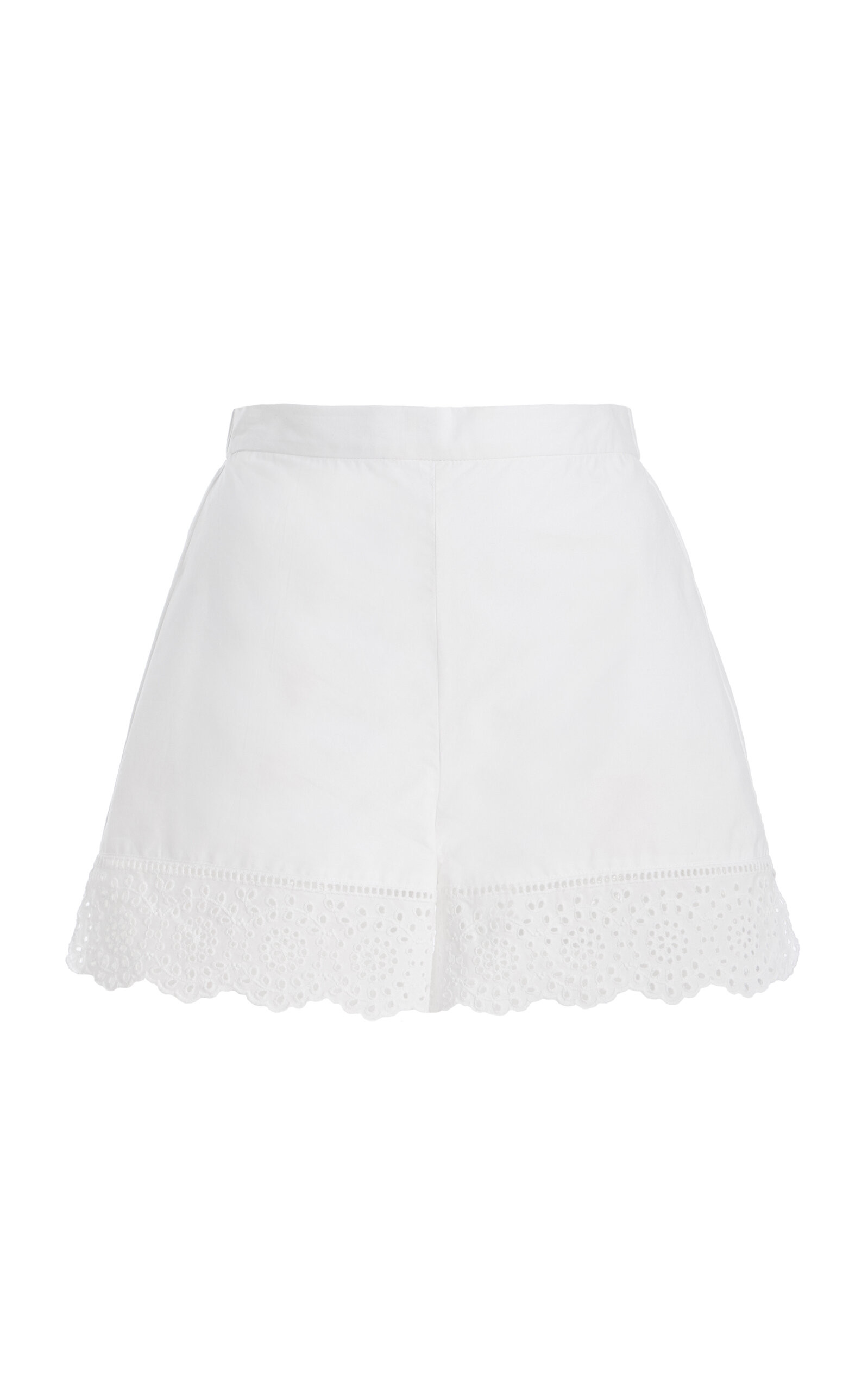 Greta Eyelet-Detailed Cotton Shorts | Moda Operandi (Global)