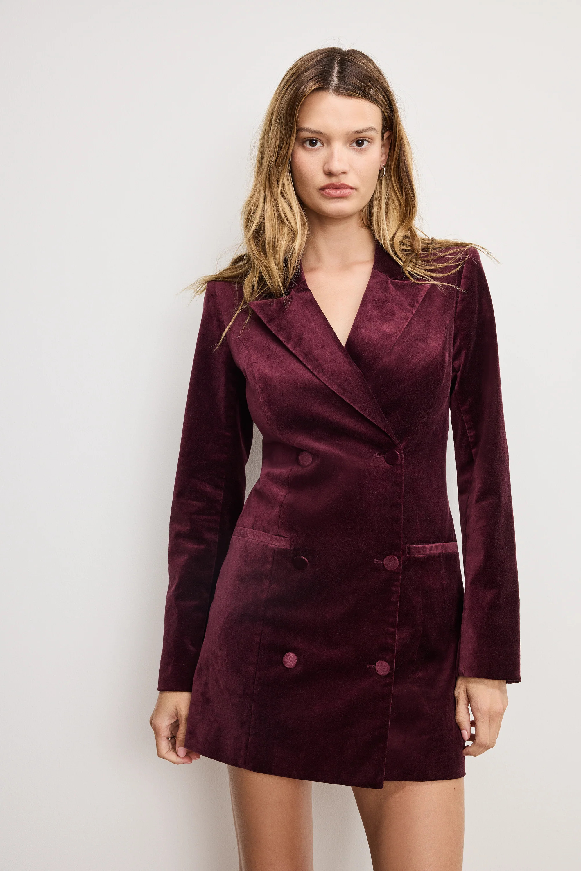 VELVET EXEC DRESS | FIG007 - GOOD AMERICAN | Good American