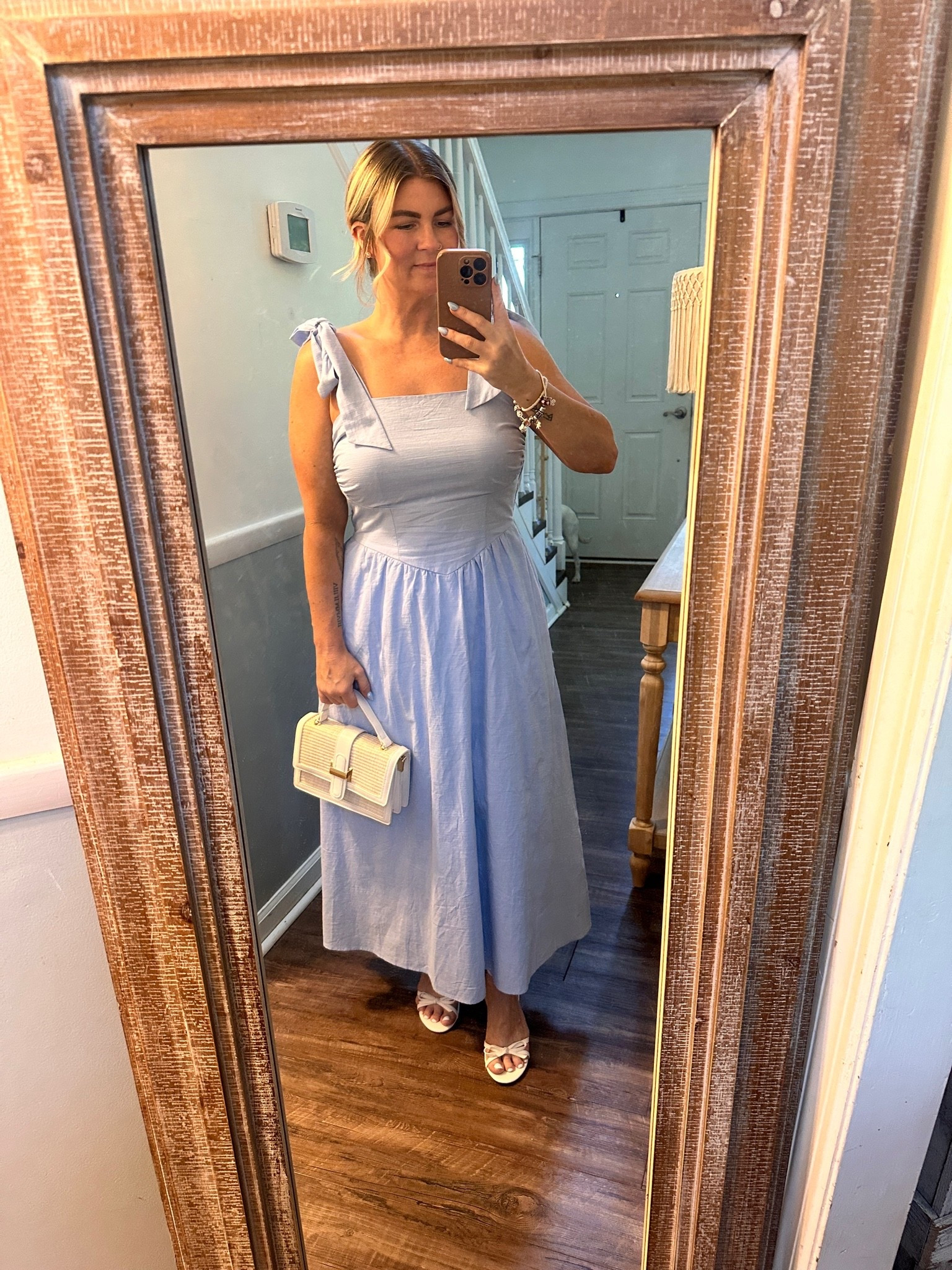 Wedding ready 🩵🤍

#LTKootd #LTKWedding #LTKgrwm