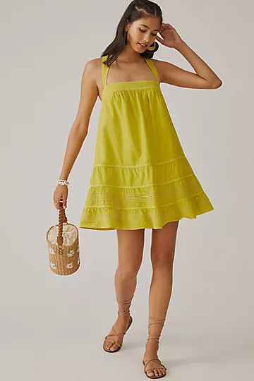 Pilcro Mini Swing Dress | Anthropologie (US)
