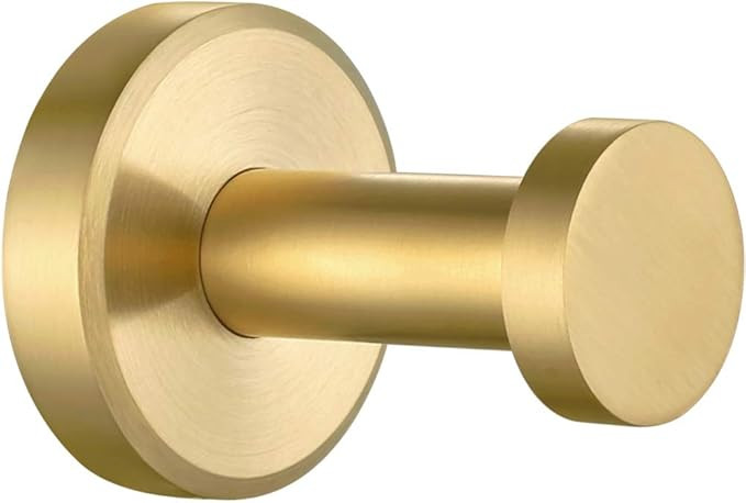 Angle Simple Robe and Towel Hook, SUS304 Stainless Steel Bathroom Robe Hook, Small Towel Hanger f... | Amazon (US)