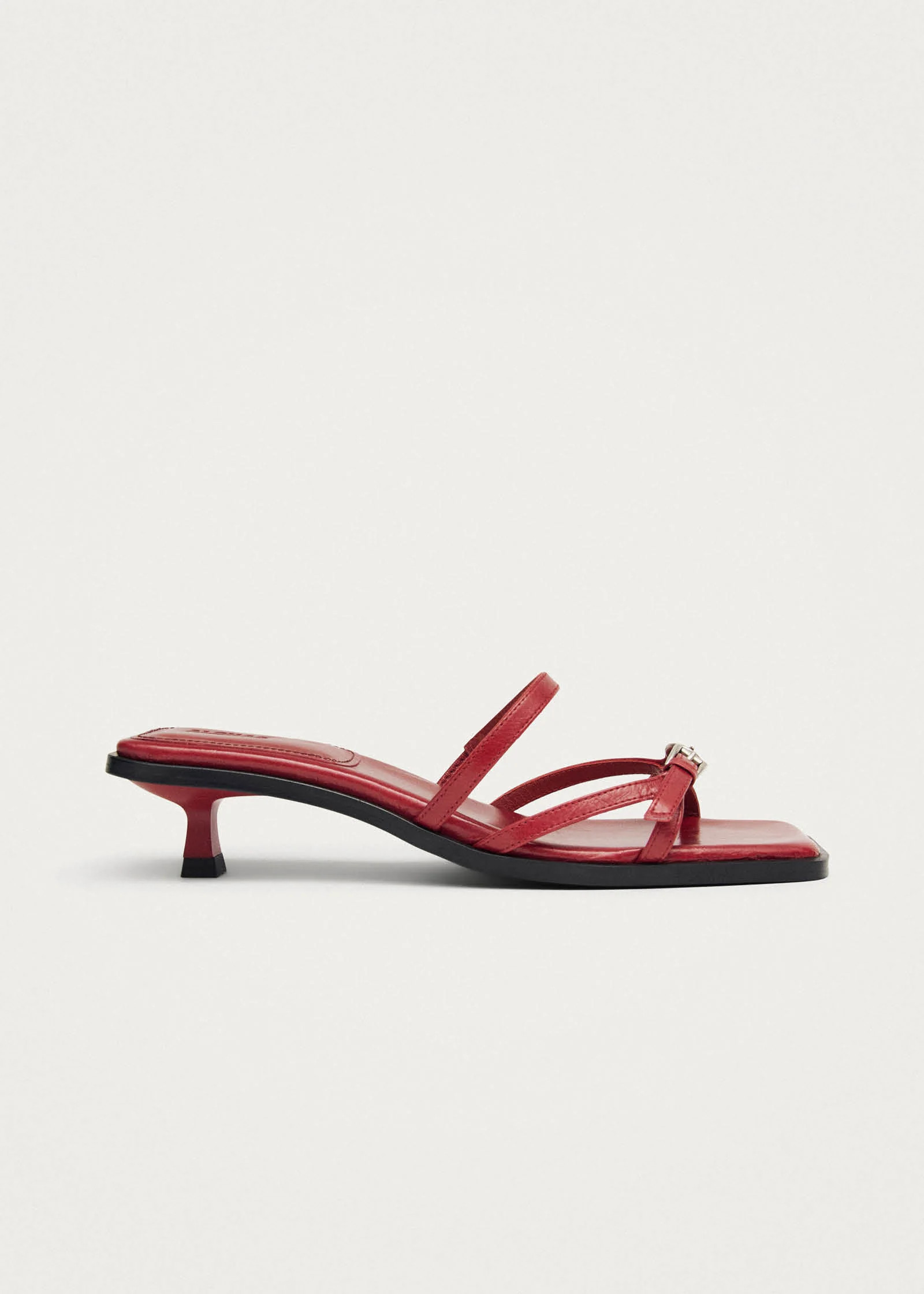 Liko Rift Red Leather Sandals | ALOHAS | ALOHAS (Global)