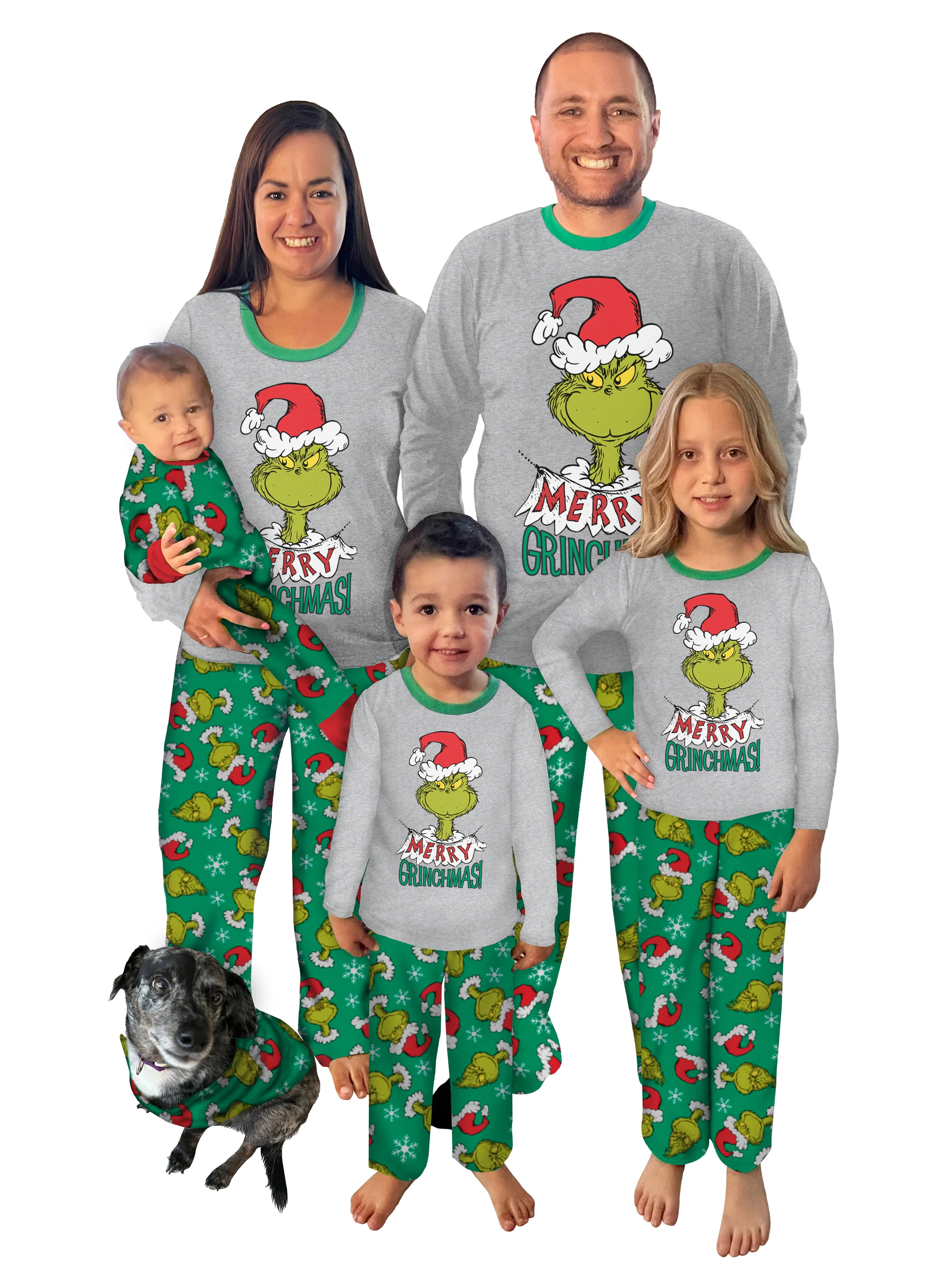Dr. Seuss The Grinch Matching Family Pajama Sets, Infant | Walmart (US)