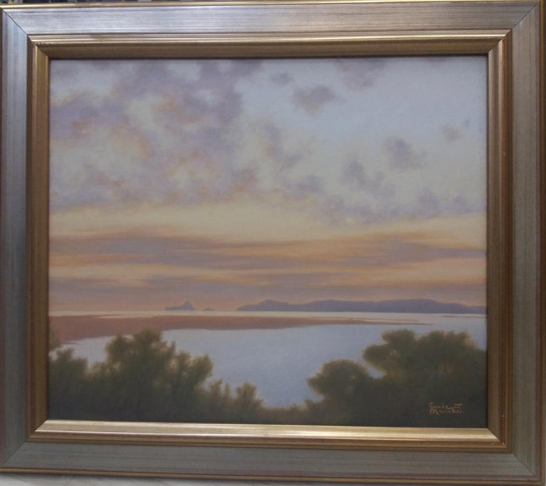 Francesc Casademont Mercader, Casademont Lake Acrylic Painting, Contemporary Landscape, Framed Art, 2010 | 1stDibs