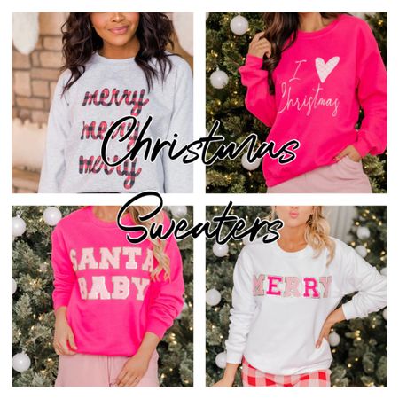 Christmas sweaters on sale from pink lily! Chenille patch sweaters. Sweaters under 50. Holiday sweaters 

#LTKGiftGuide #LTKunder50 #LTKHoliday