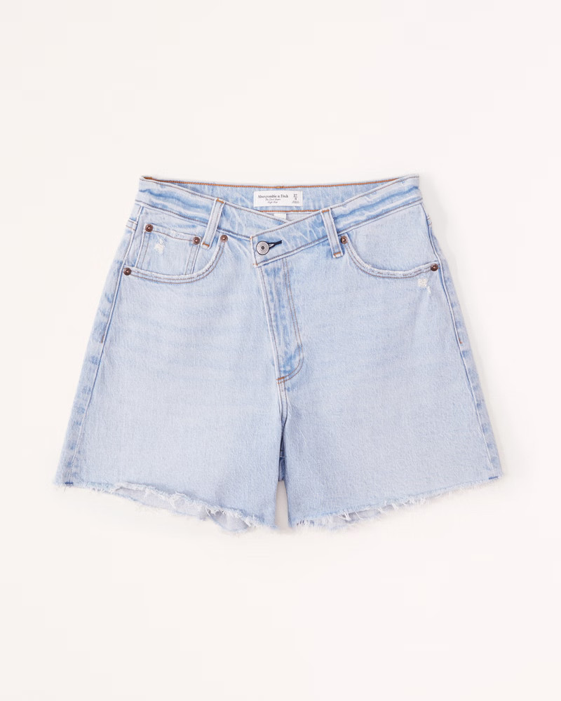 Curve Love High Rise Dad Short | Abercrombie & Fitch (US)