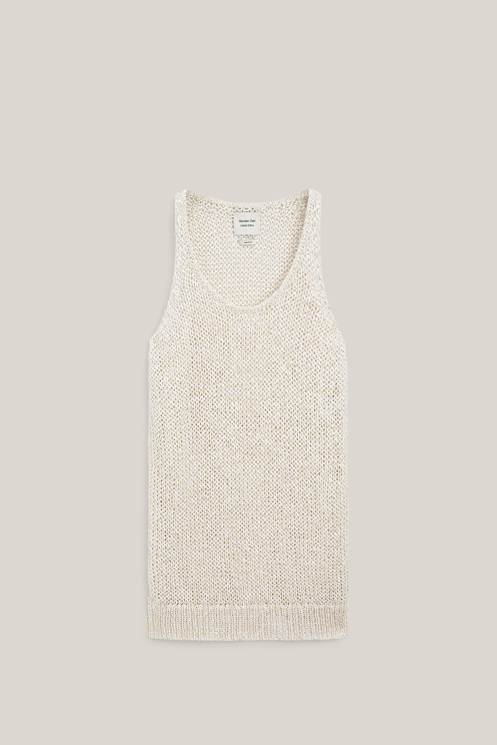 Long cutwork top - LIMITED EDITION | Massimo Dutti UK