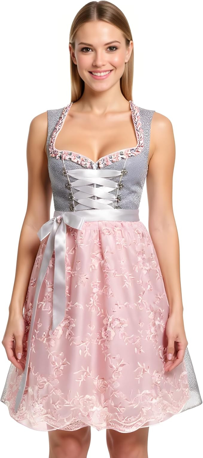 Authentic Bavarian Oktoberfest Dress for Women - Size 4-16 | Amazon (US)