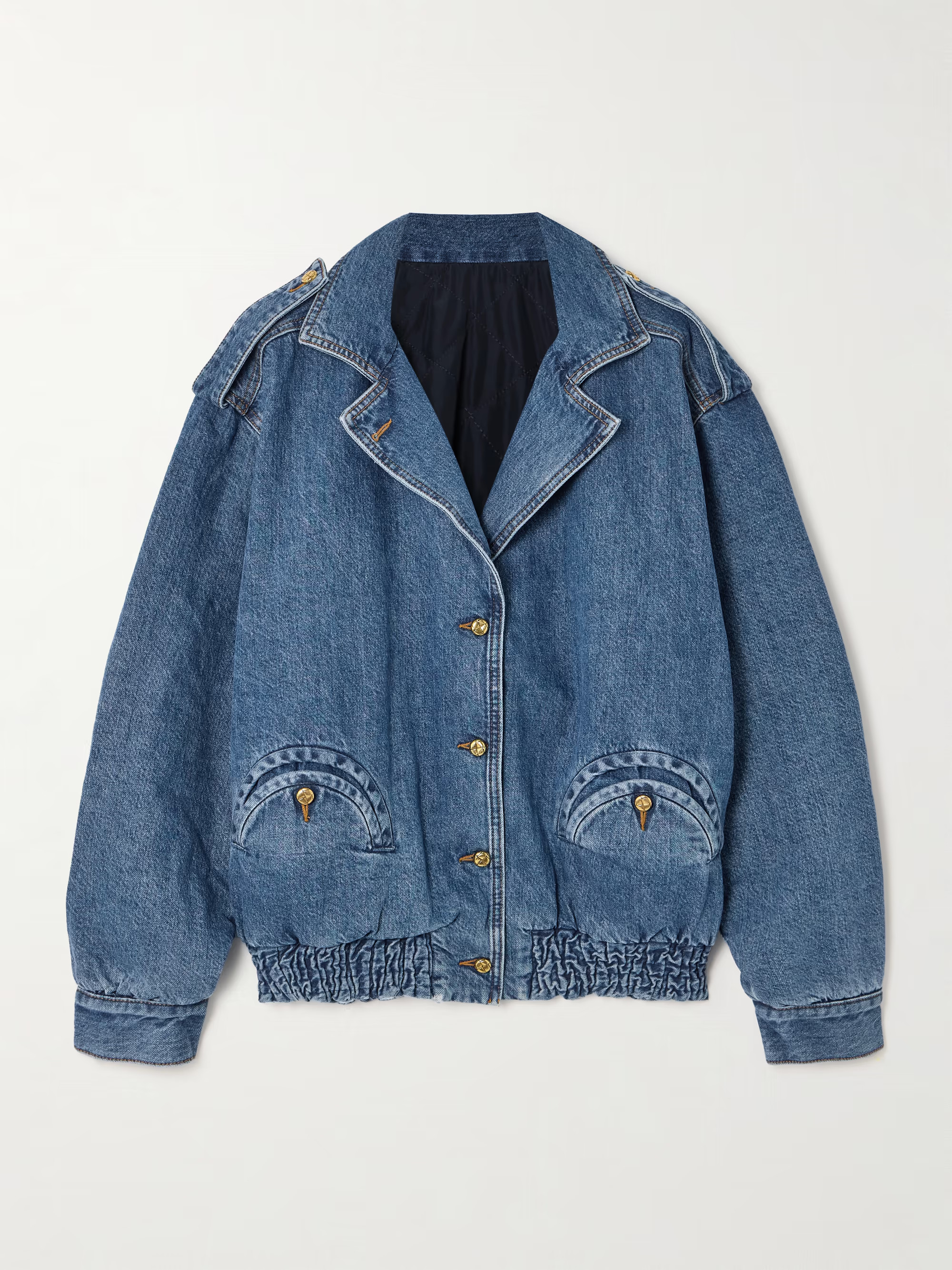 Nariida Charlie denim bomber jacket | NET-A-PORTER (US)