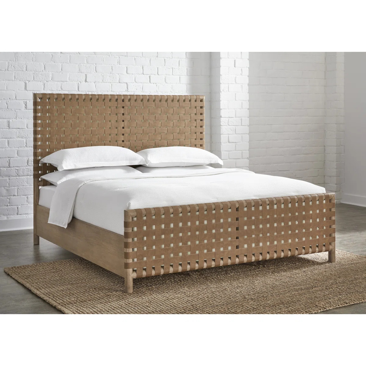 Colleen Leather Bed | Wayfair North America