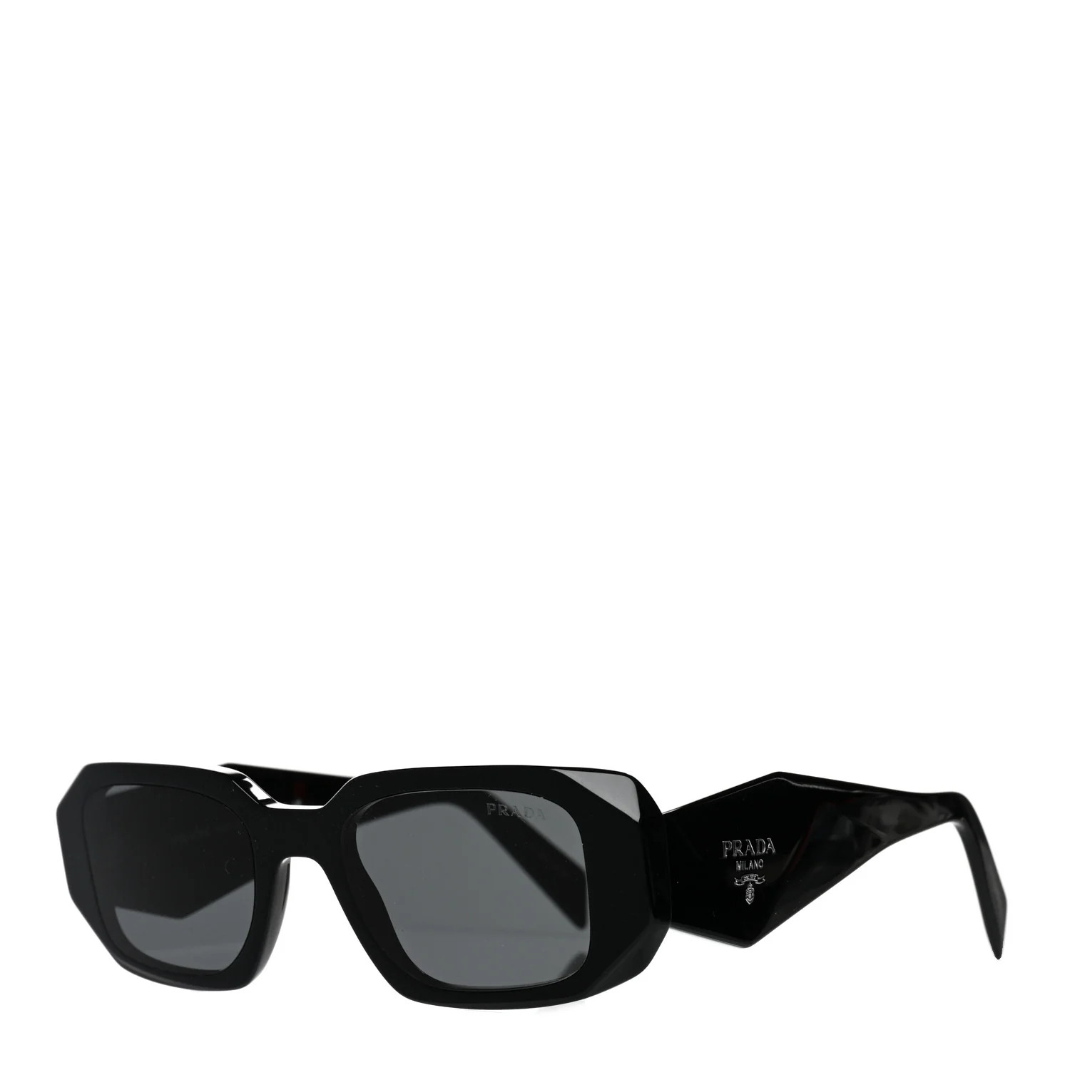 PRADA Sunglasses SPR 17W Black | FASHIONPHILE (US)