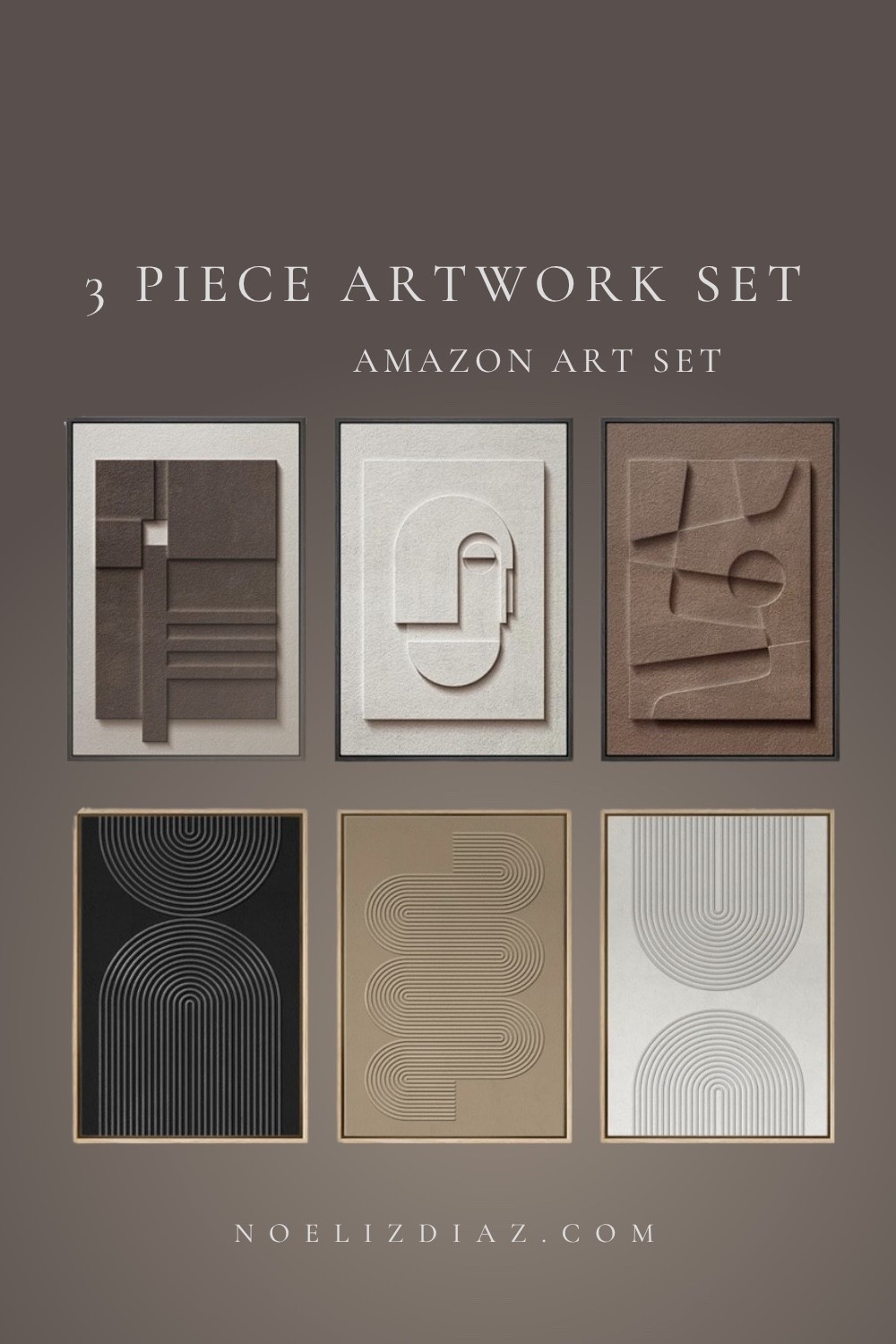Amazon has a beautiful dimensional art set available in multiple sizes! #amazonhome #amazonart #3ddimensional #art #decor #bedroom #livingroom #neutrals

#LTKHome #LTKSaleAlert #LTKMidsize