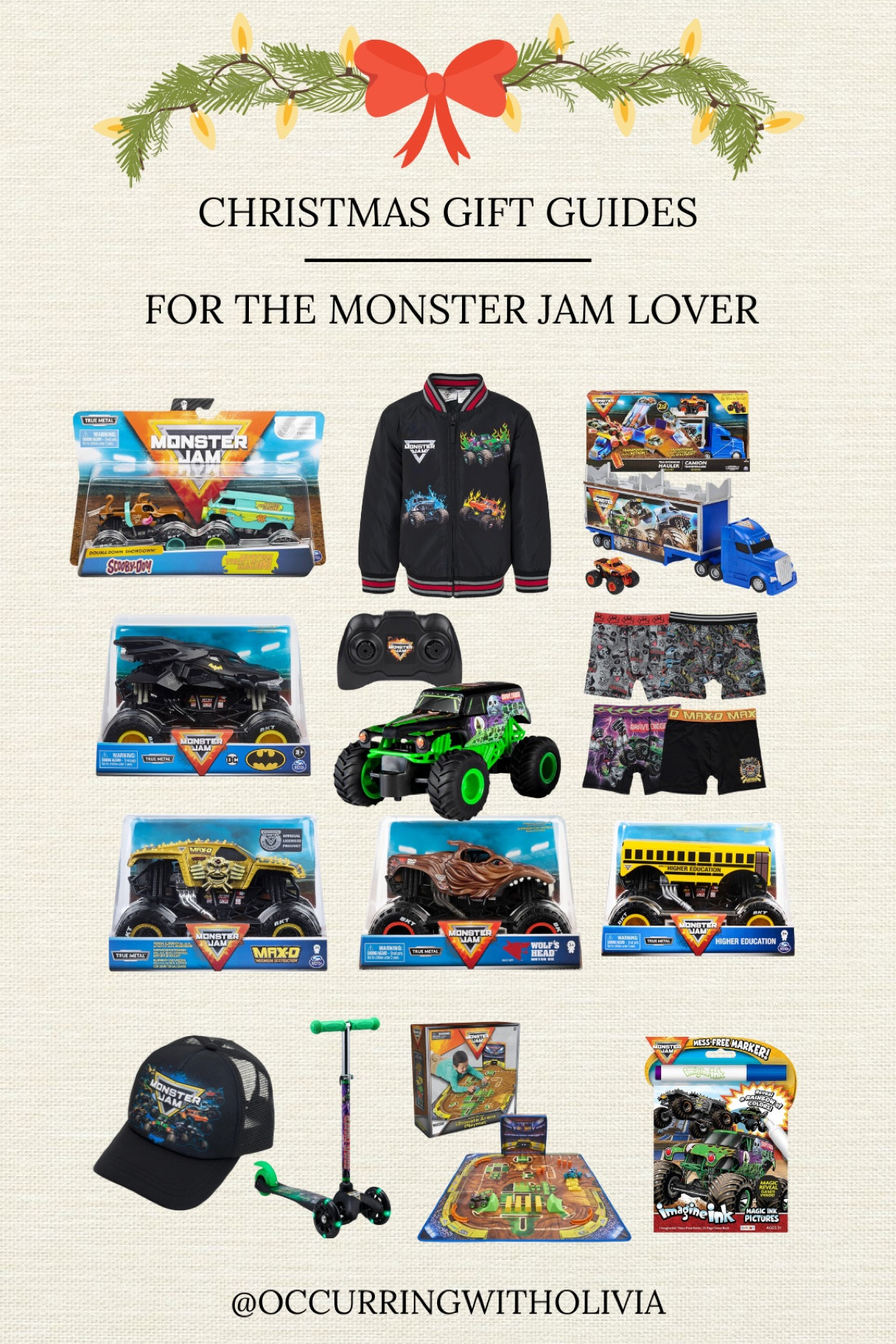Christmas Gift Ideas for the Monster Jam Lover

Monster Trucks Monster Mutt Grave Digger El Toro Loco Monster Jam Jacket Cool Bus Toddler Boys Toys Scooter 

#LTKHoliday #LTKSeasonal #LTKKids