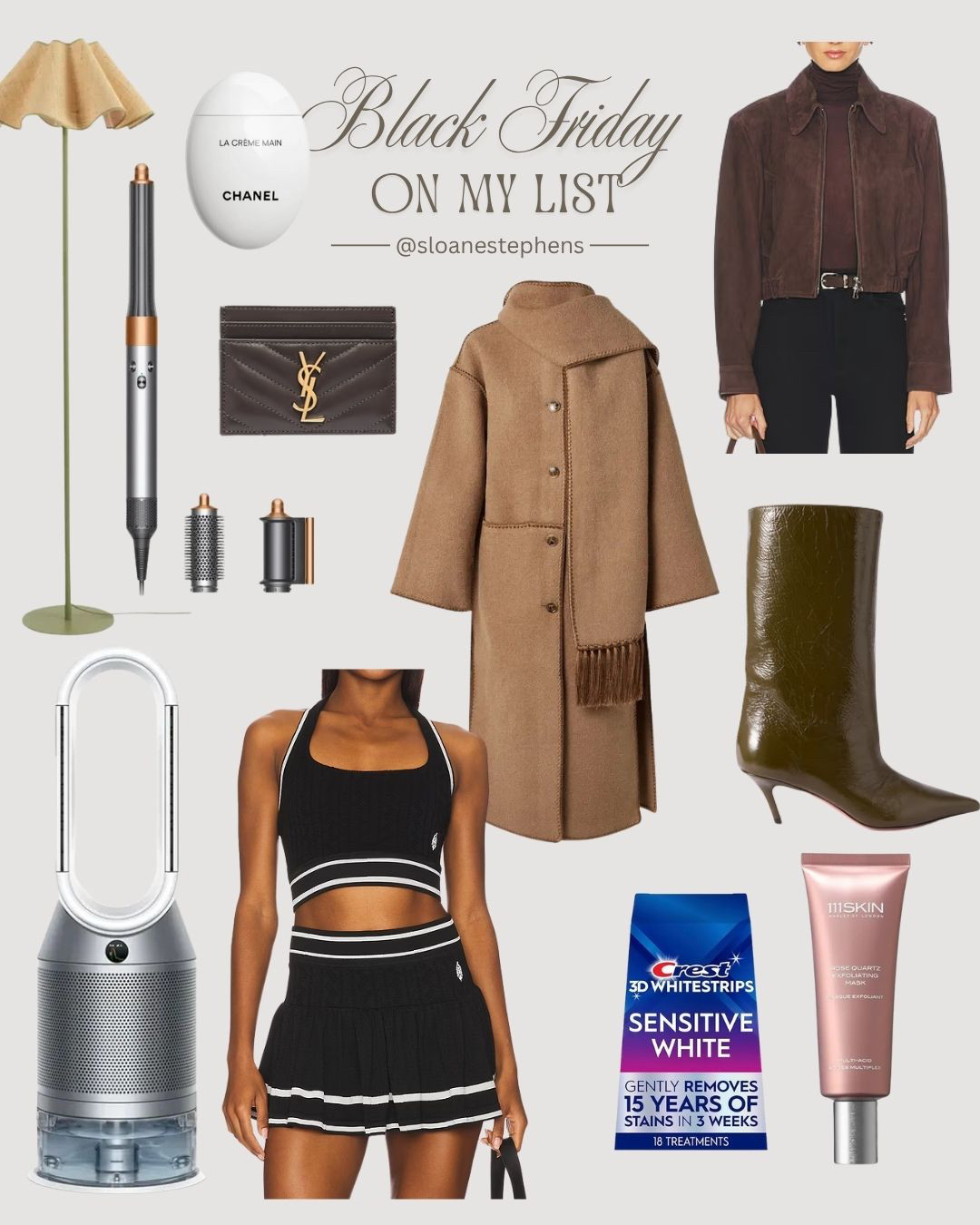 🖤 Black Friday on my list 🖤
A mix of classic style finds + beauty must-haves I’ve been eyeing ahead of the big sales — from cozy layers to everyday essentials.


#BlackFridayDeals #BlackFriday2025 #LTKStyle #FallFashion #HolidayShopping #LuxuryFinds #TennisStyle #BeautyFaves #CozySeason 

 #LTKGiftGuide #LTKSeasonal
