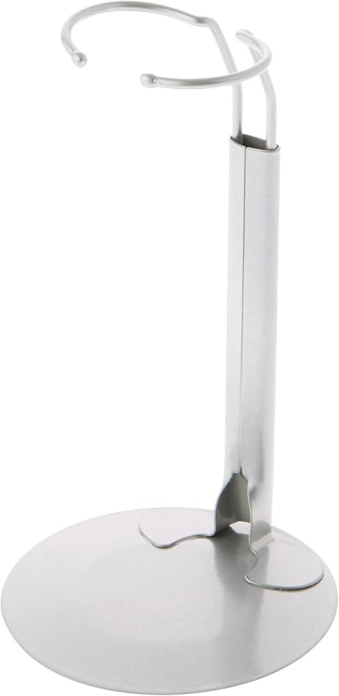 Plymor DSP-60S Silver Adjustable Doll Stand, fits 10, 11, 12, 13, and 14 inch Dolls or Action Fig... | Amazon (US)