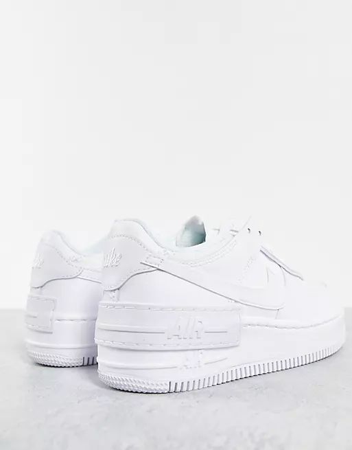 Nike Air Force 1 Shadow sneakers in white | ASOS | ASOS (Global)