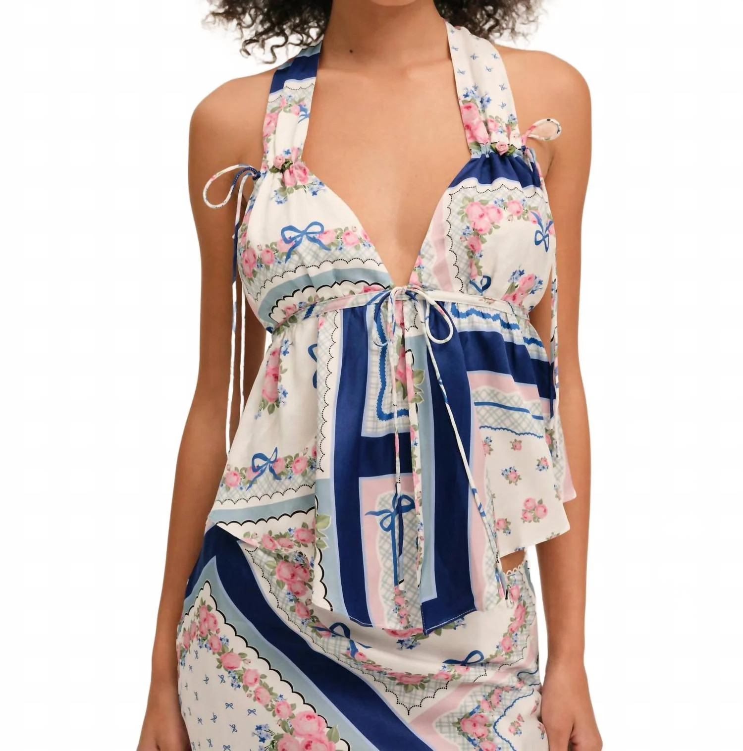 Women's Cassandra Top In Blue | Shop Simon