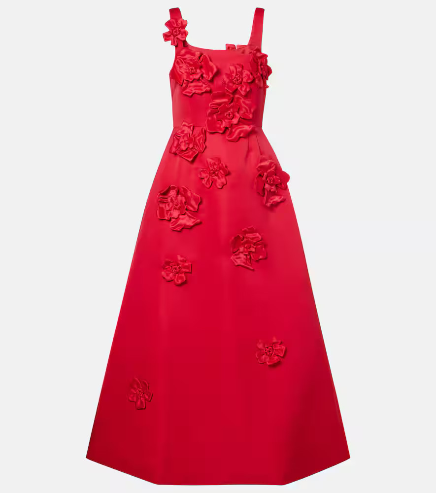 Leo Lin Rianne floral-appliquÃ© maxi dress | Mytheresa (INTL)