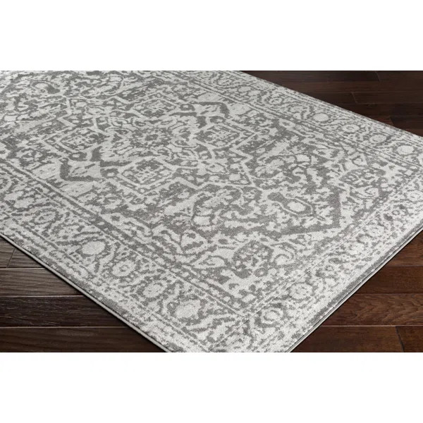 Bonney Oriental Light Gray Area Rug | Wayfair North America