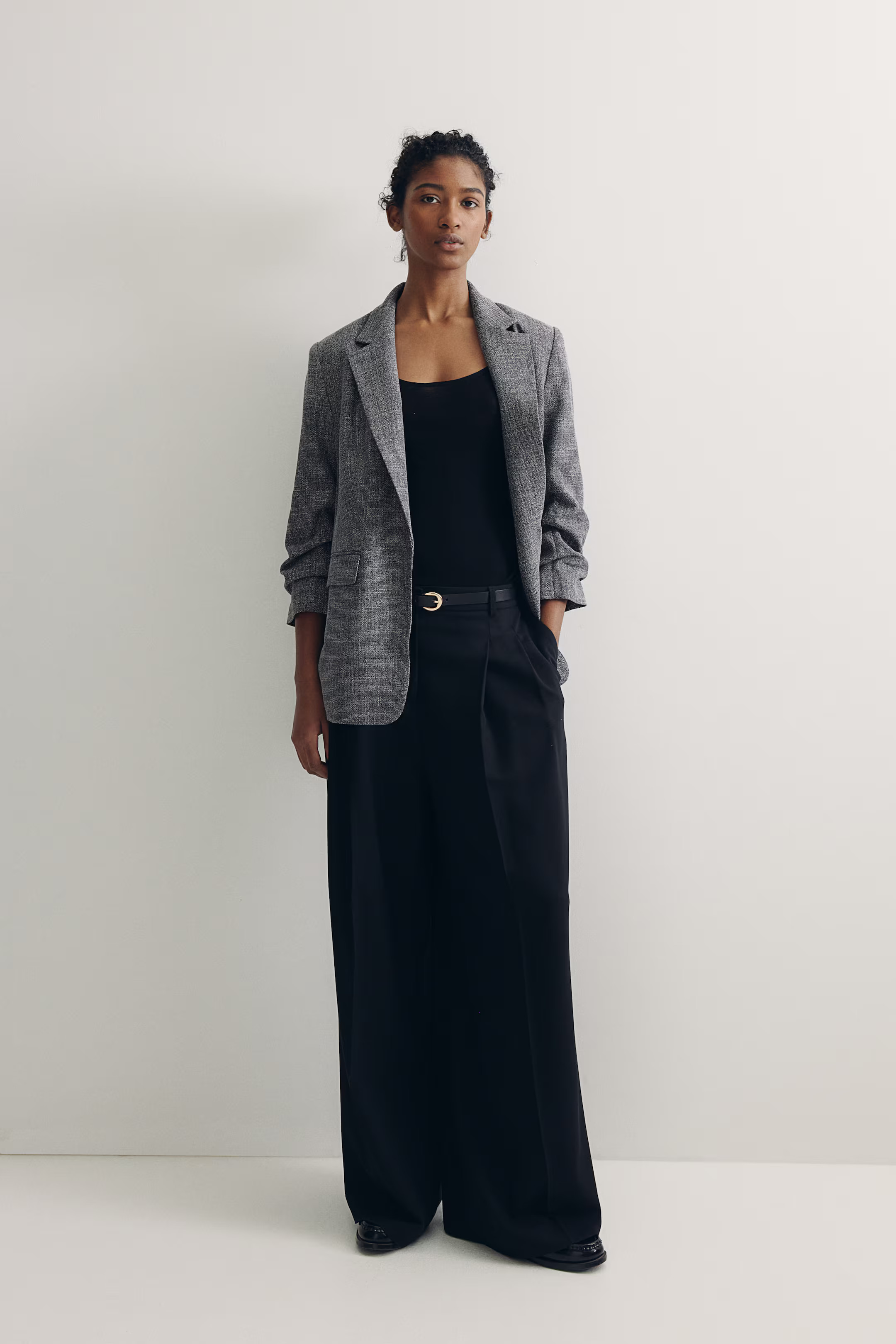 Gathered-sleeve Jacket | H&M (US + CA)