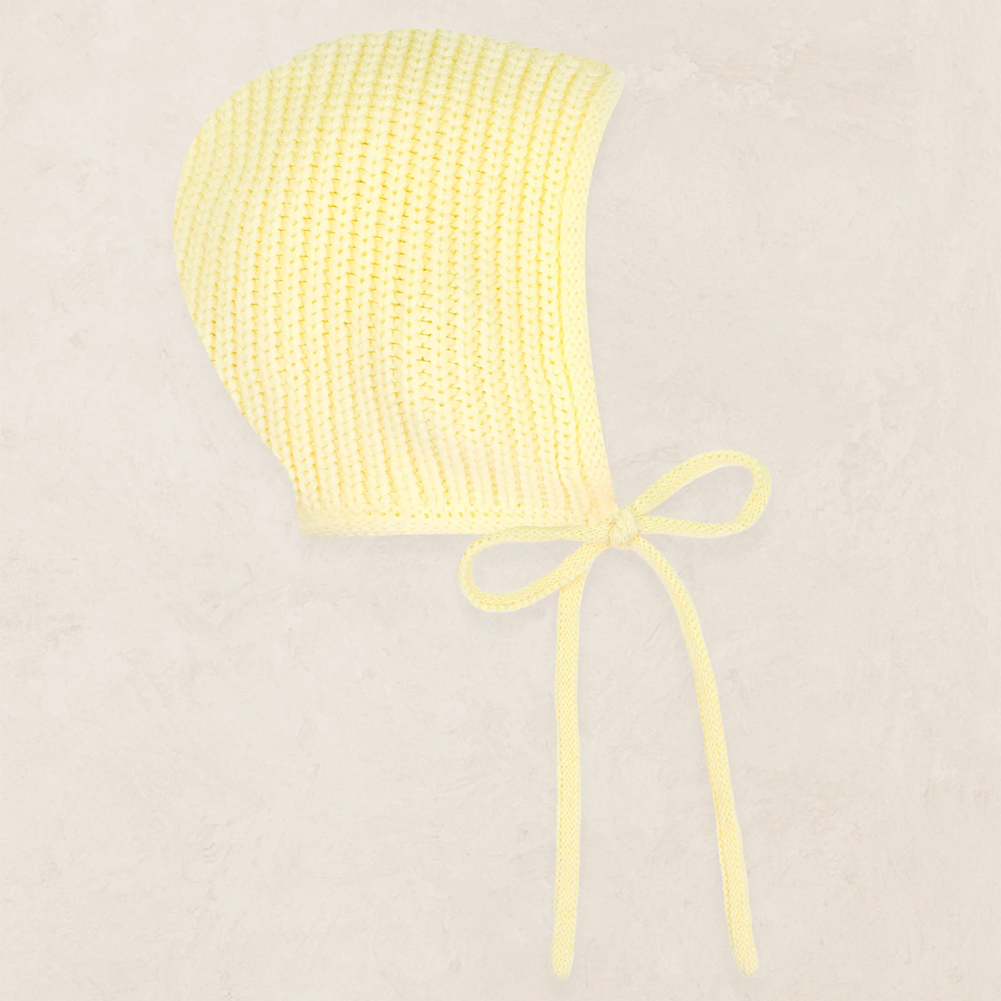 Knit Bonnet - Butter Yellow | Lou Lou & Company