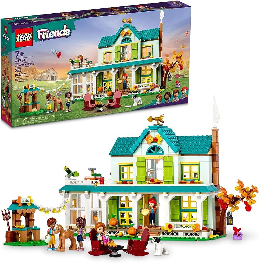 LEGO Friends Autumn's House 41730, Dolls House Playset with Accessories, Toy Horse & Mia Mini-Dol... | Amazon (US)