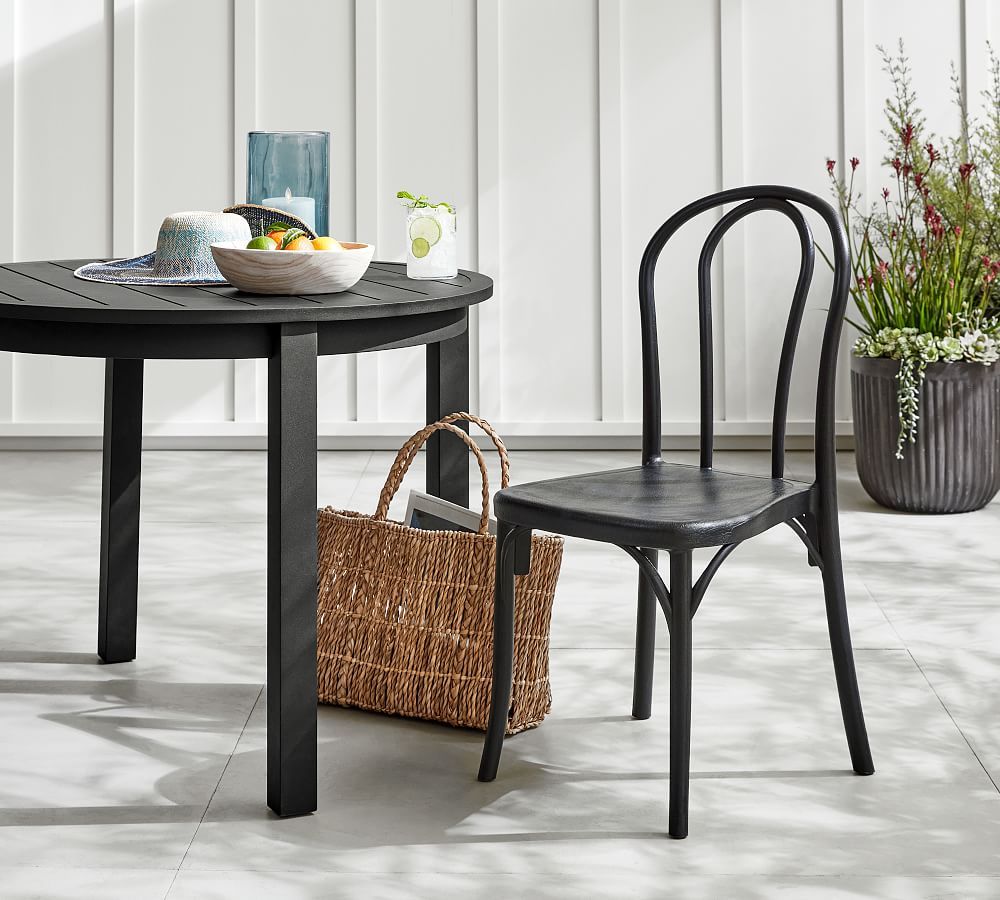 Lucia Outdoor Bistro Outdoor Dining Chair | Pottery Barn (US)