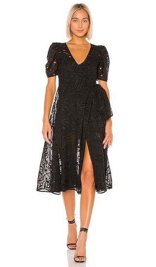 Tularosa Hunt Midi Dress in Black from Revolve.com | Revolve Clothing (Global)