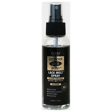 EBIN New York Wonder Lace Bond Lace Melt Spray 3.39oz / 100ml - Extreme Firm Hold (Supreme) | Walmart (US)