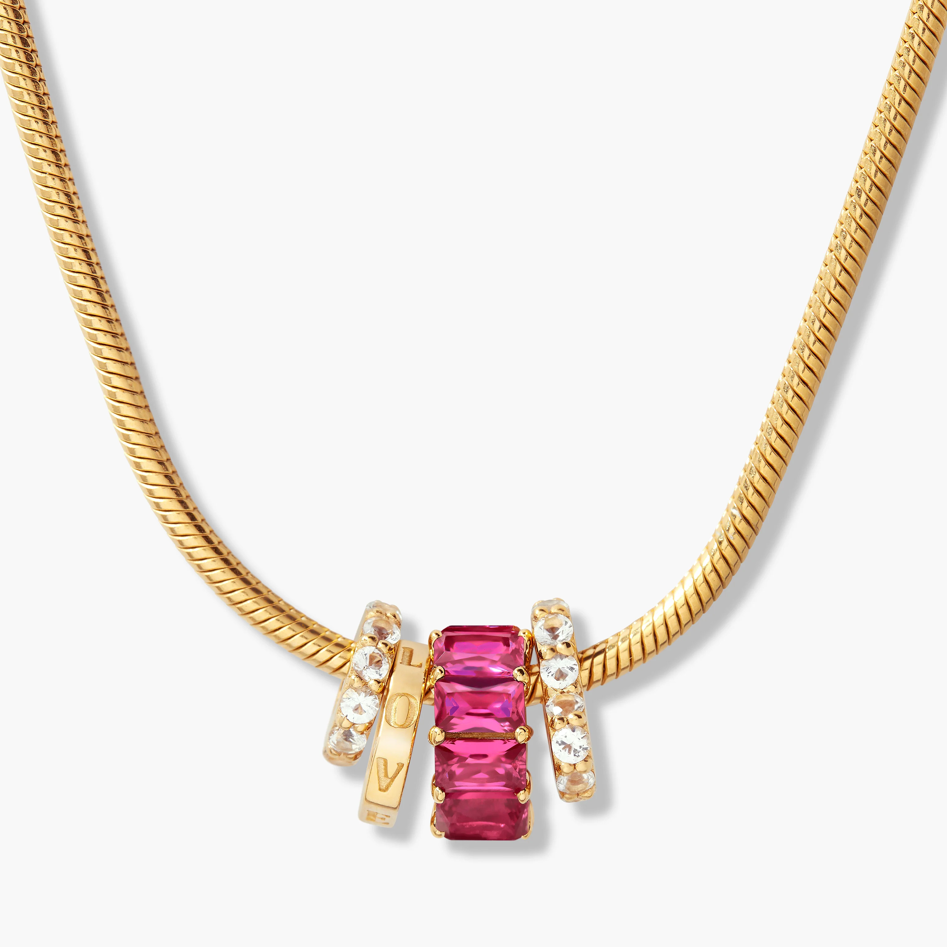Etta Gold Vermeil Birthstone Necklace | Brook and York