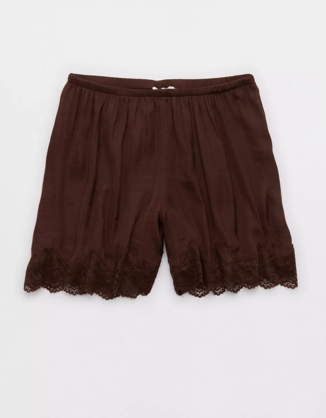 Aerie Night Out Satin Lace Boxer | Aerie