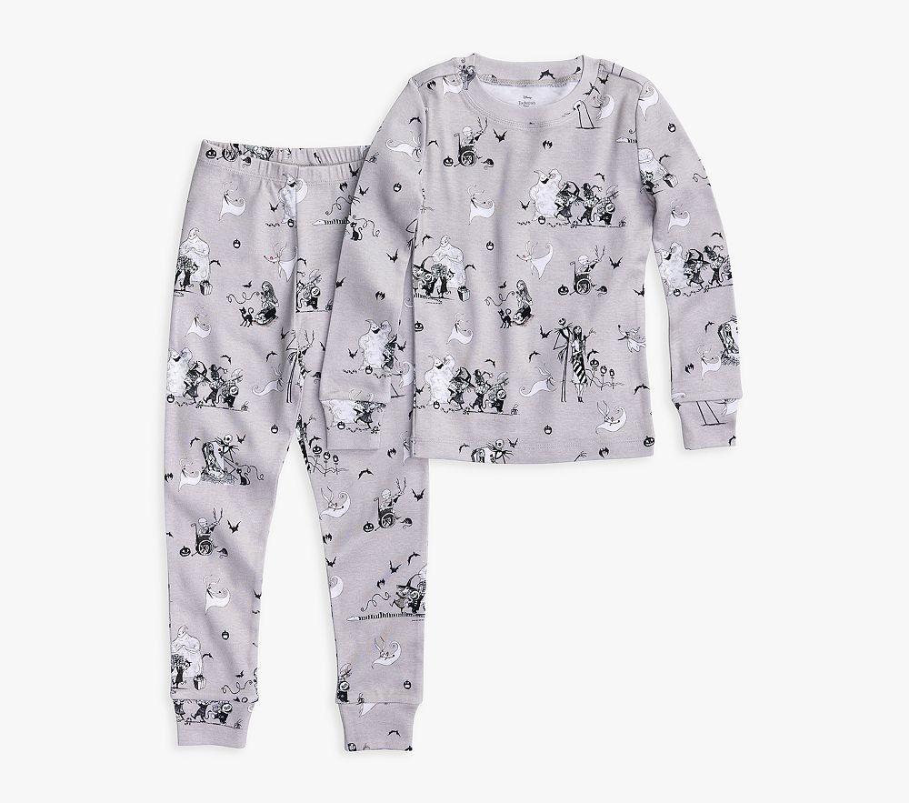 The Nightmare Before Christmas Organic Cotton Tight Fit Kid Pajama Set | Pottery Barn Kids
