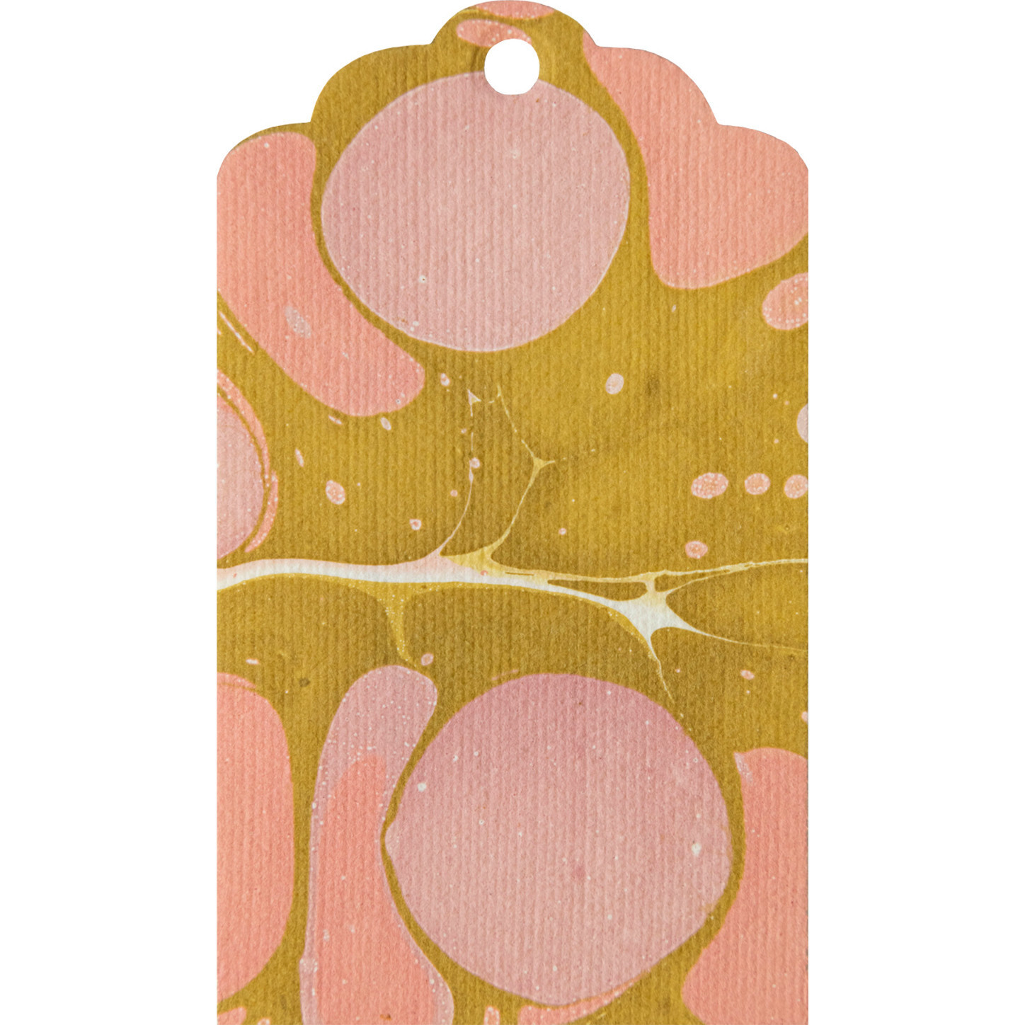 Pink & Green Stone Marbled Tags, Set of 12 | Maisonette