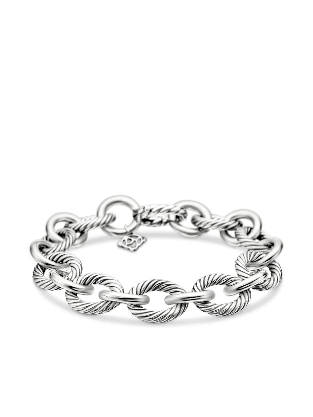 David Yurman sterling silver Oval Link chain bracelet (12mm) | Farfetch Global
